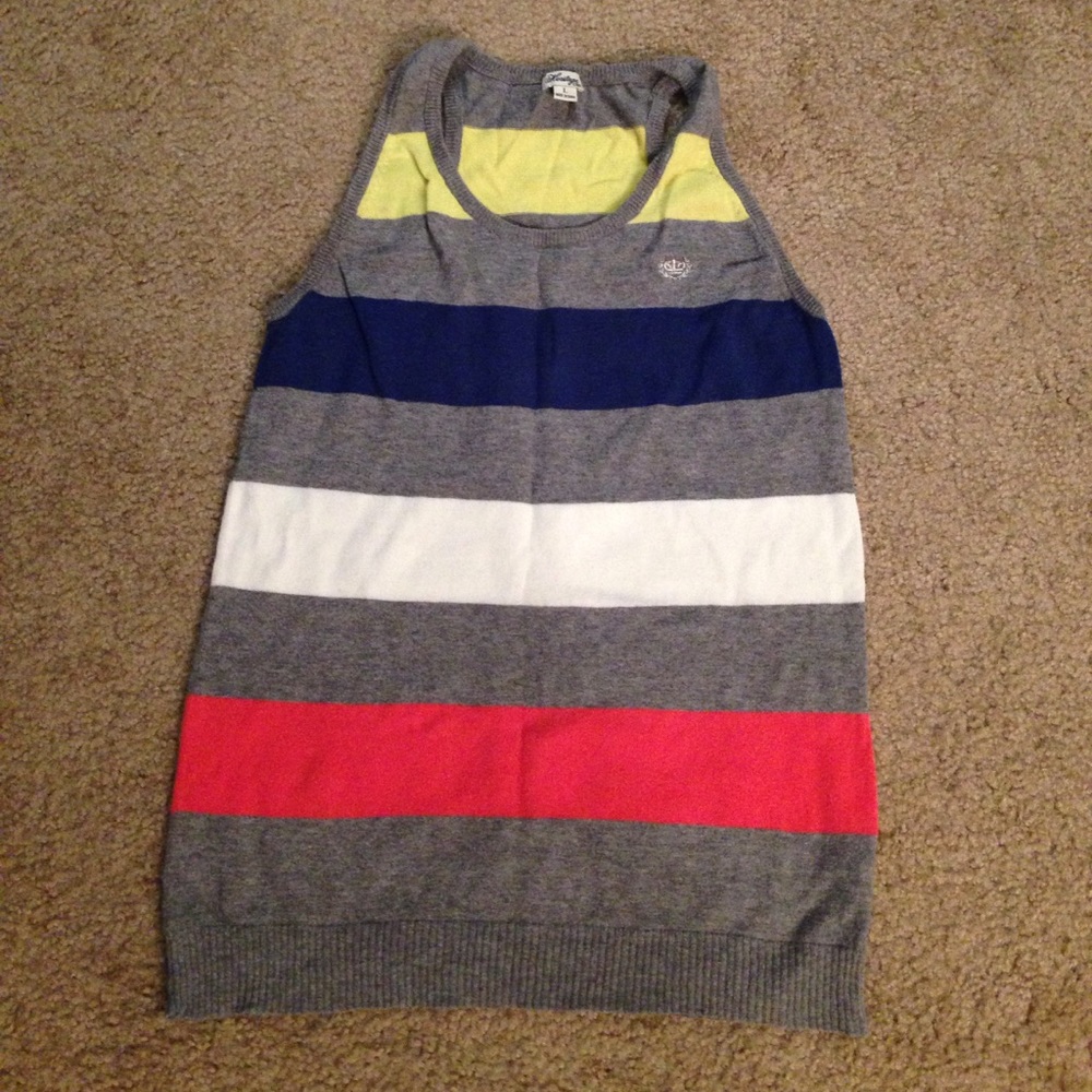 Striped sweater vest