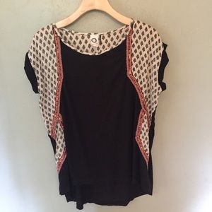 Anthropology Tee with Delicate Beading