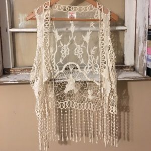 Fringe Crochet Vest