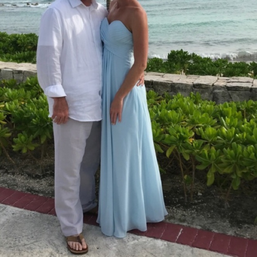 JJs House sky blue formal gown