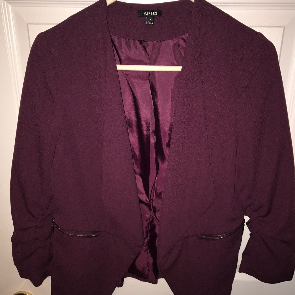 Plum Blazer