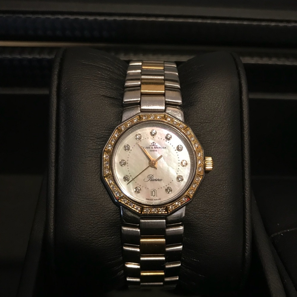 Baume & Mercier Ladies Two Tone. Diamond edition