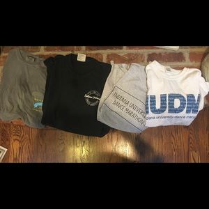 Set of 4 Indiana University Dance Marathon tees
