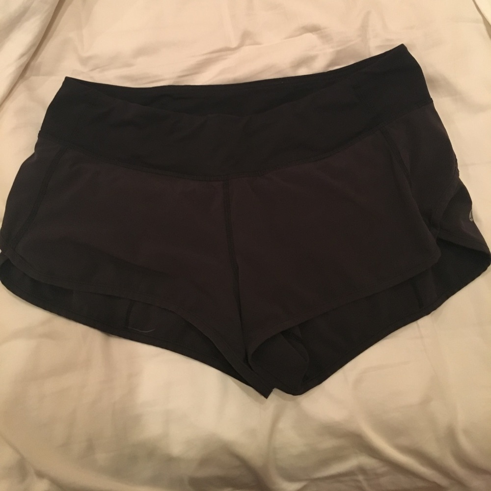 Lululemon Black Speed Shorts