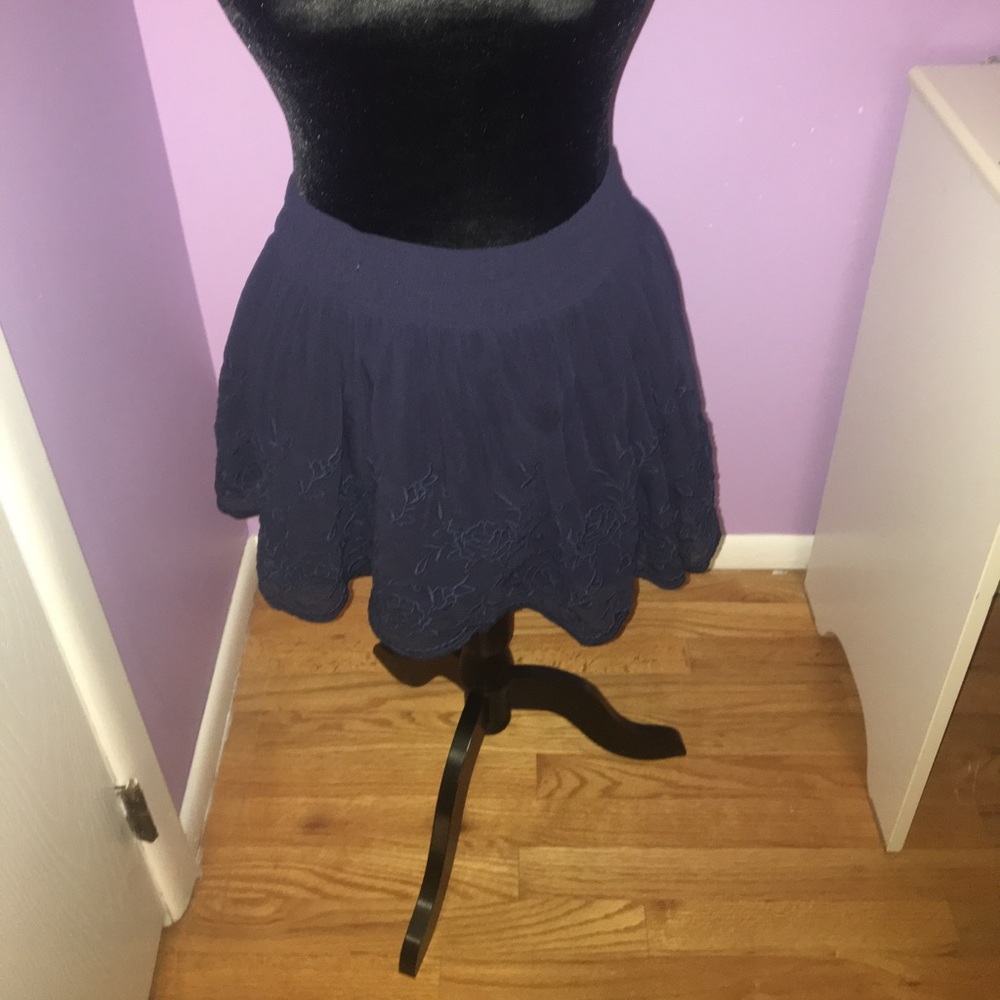 Navy blue skirt