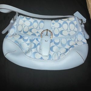 Blue Coach Purse