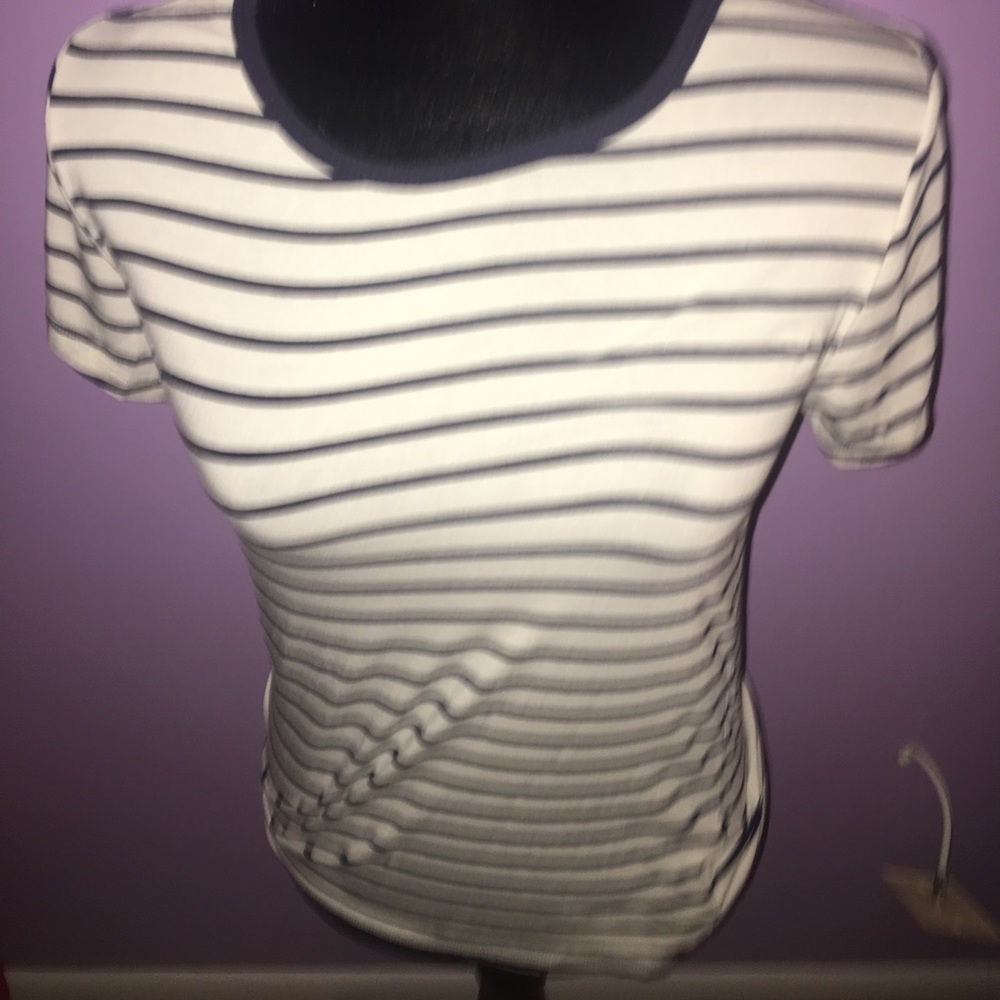 Striped navy-white tshirt