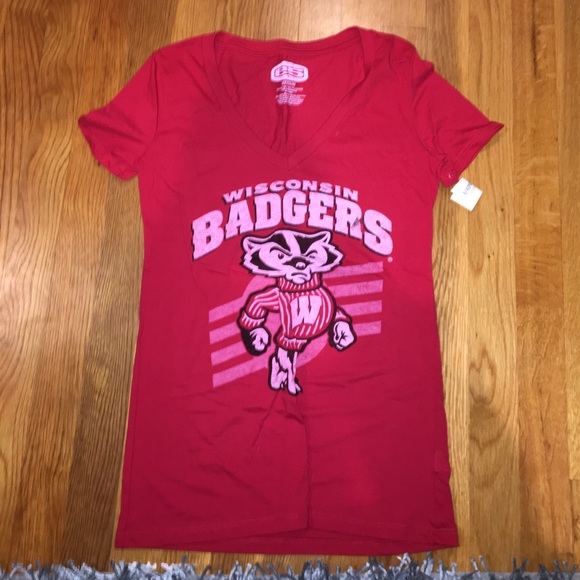 Wisconsin Badgers V-neck t-shirt - Picture 1 of 1