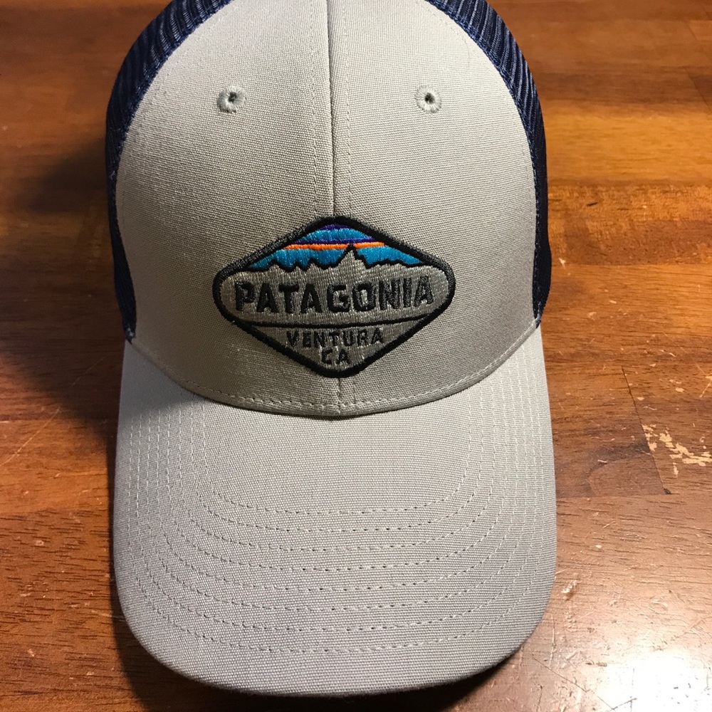 Patagonia LoPro Hat Blue and Grey Never been worn