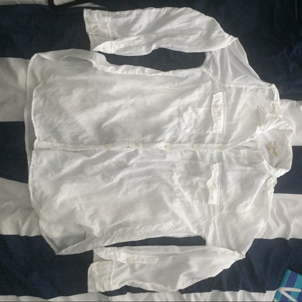 White linen Ralph Lauren denim and supply size s/p