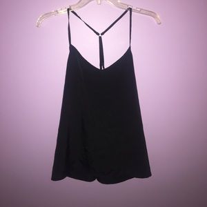 Black tank top