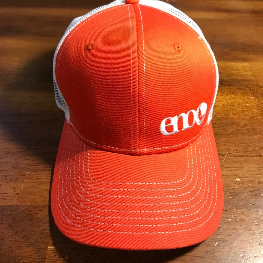 ENO Orange and White Trucker Hat
