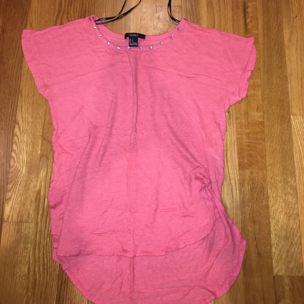 Pink/coral cute top