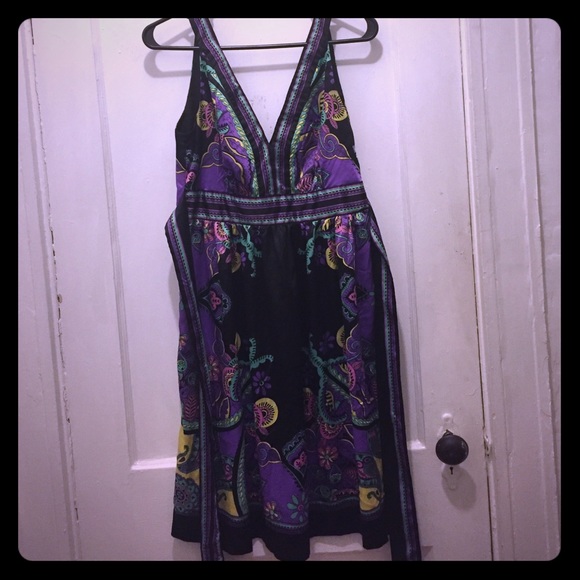 Ice Dresses & Skirts - Colorful floral patterned dress