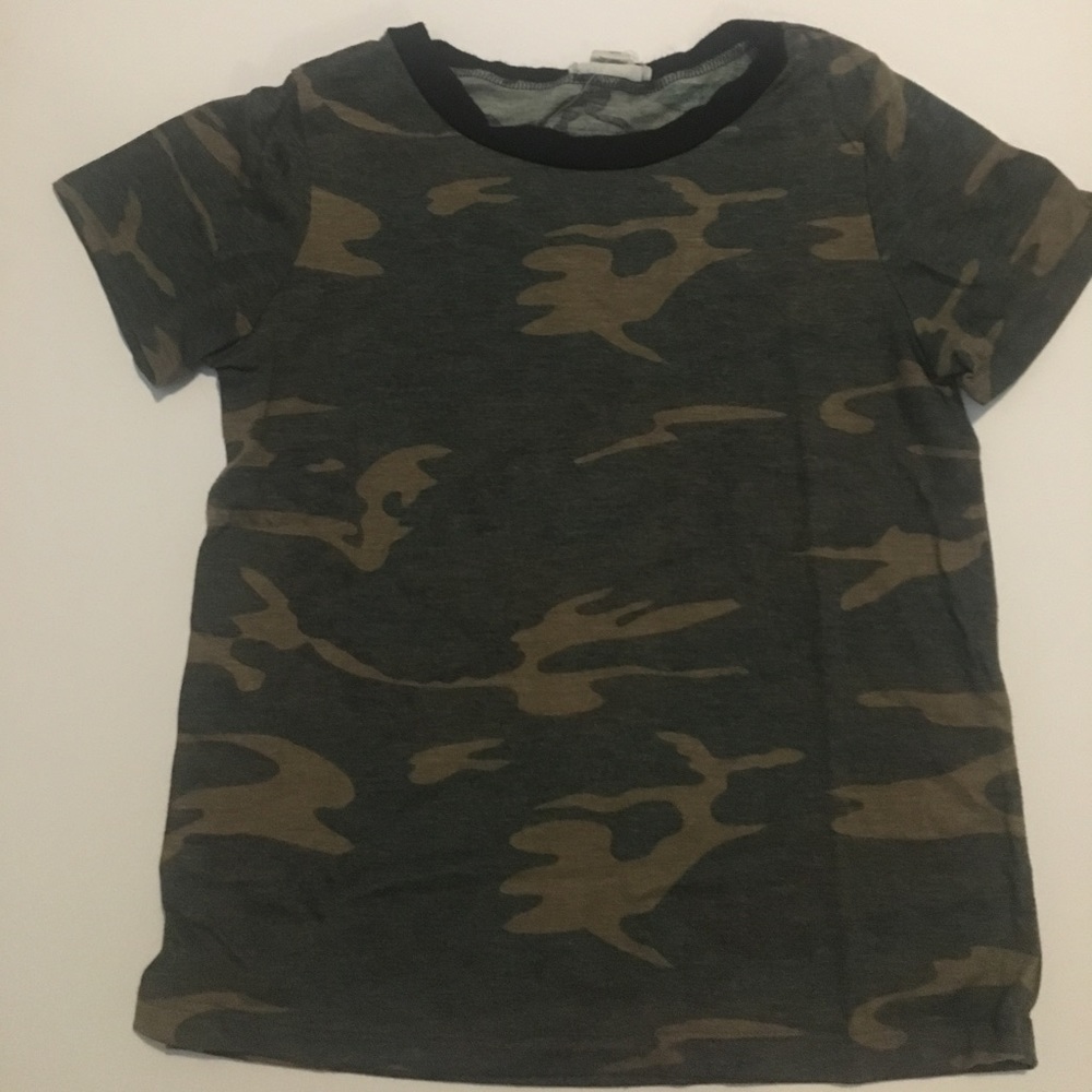 Camo Ringer Tee
