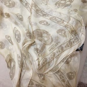 Alexander McQueen silk scarf