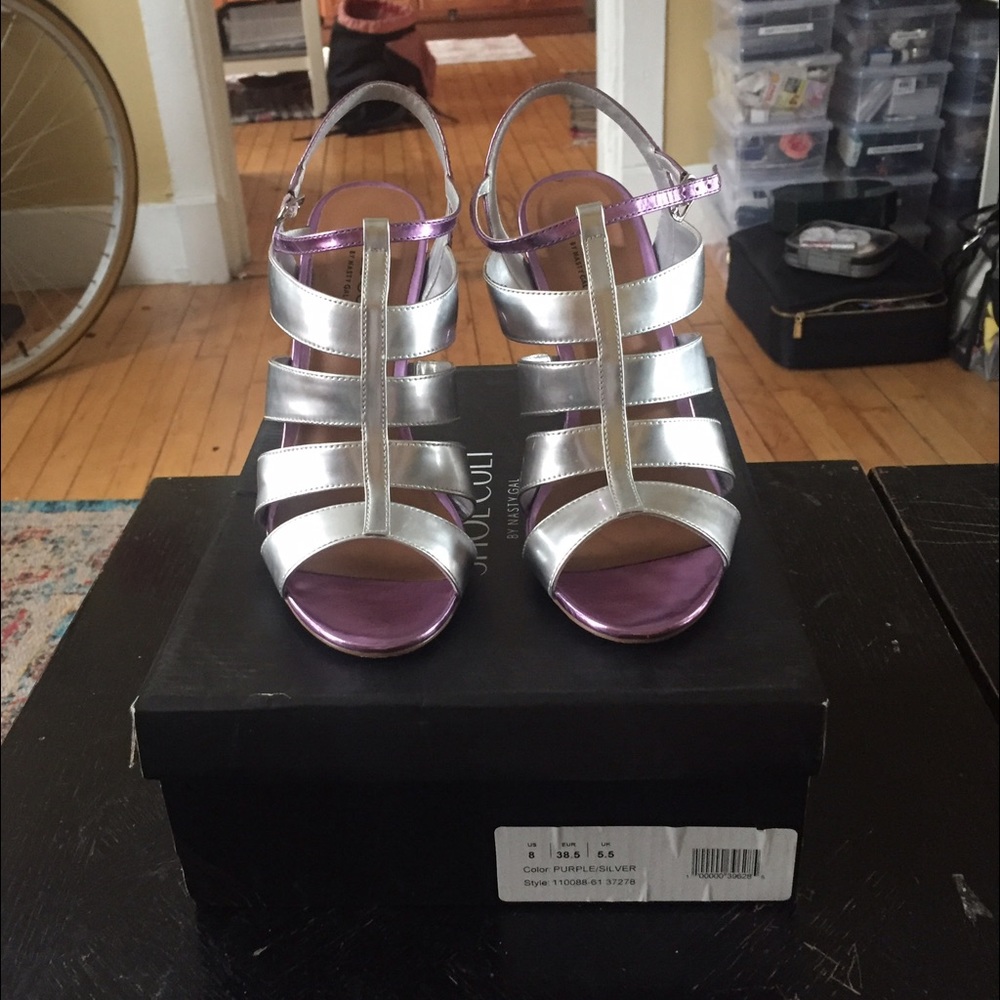 Shoe Cult by Nasty Gal Metallic Heels