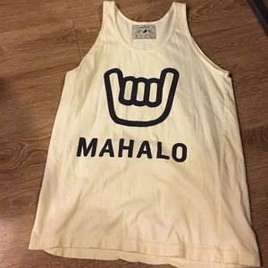 Mahalo tank top