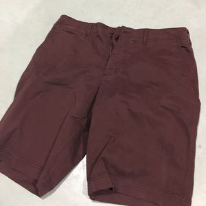 American Eagle maroon extreme flex shorts