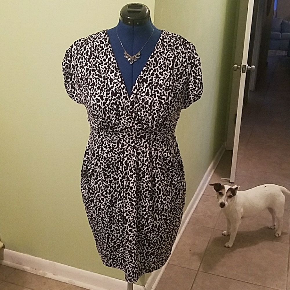 Takara Graphic Print Dress w/pockets!