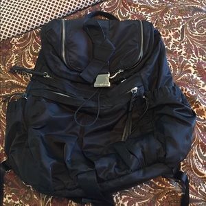 Lulu lemon black extra large backpack