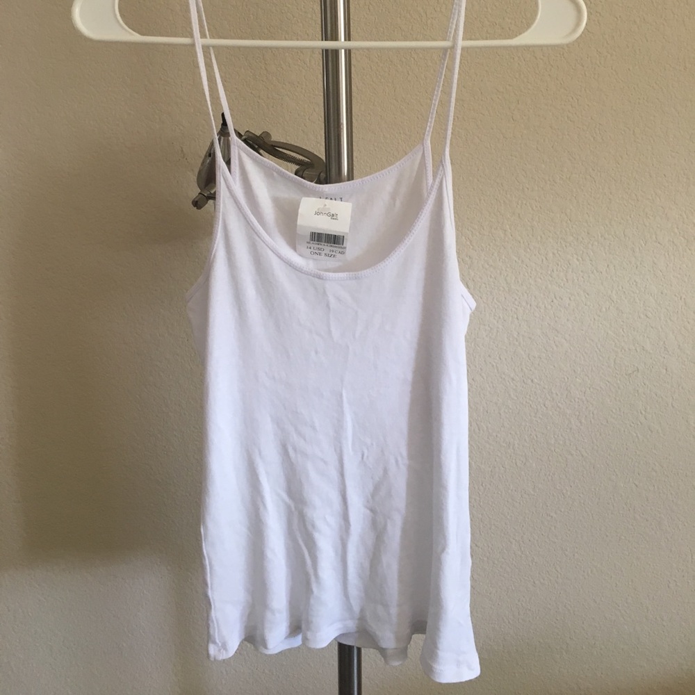 White flowy tank