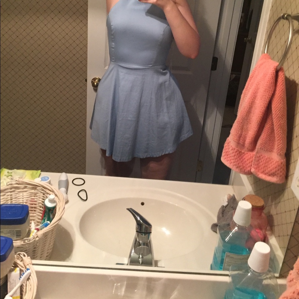 Mod cloth blue dress size medium