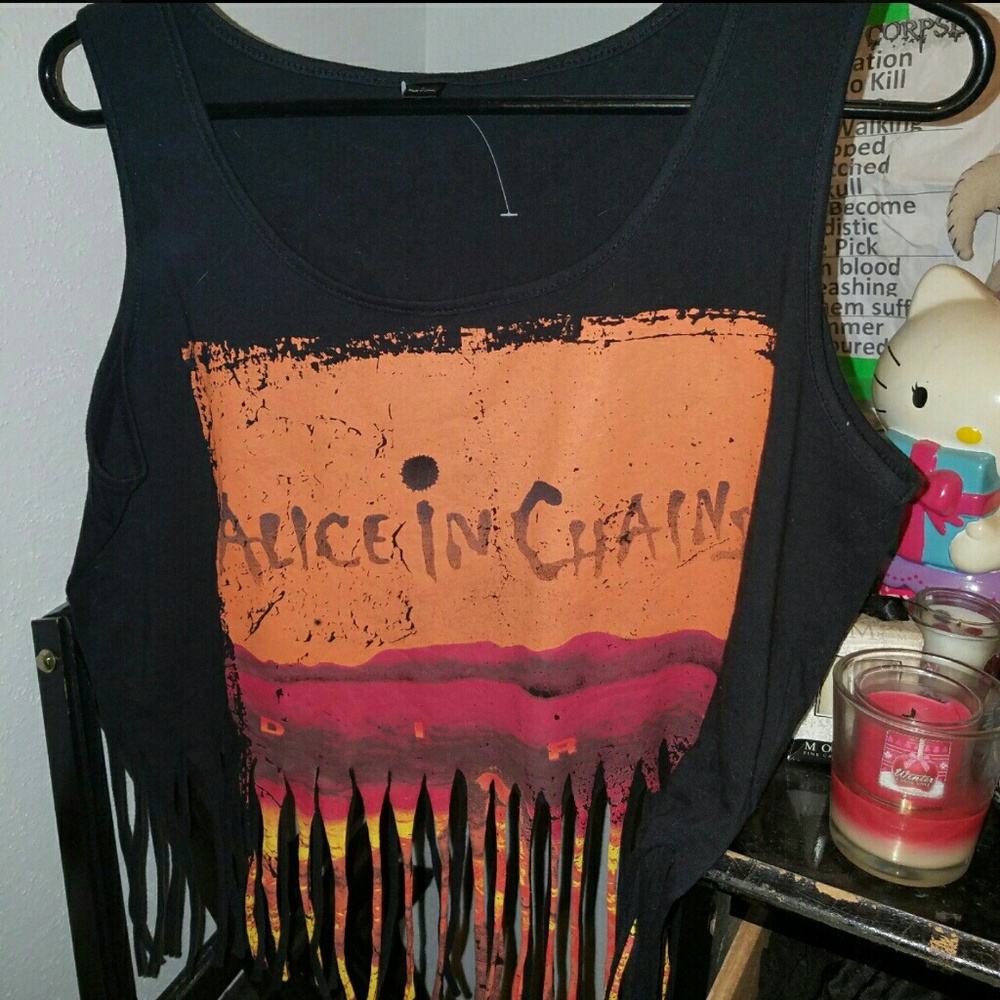 Alice in chains crop top