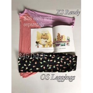 BNWT Lularoe Randy and OS Ice Cream Leggings.