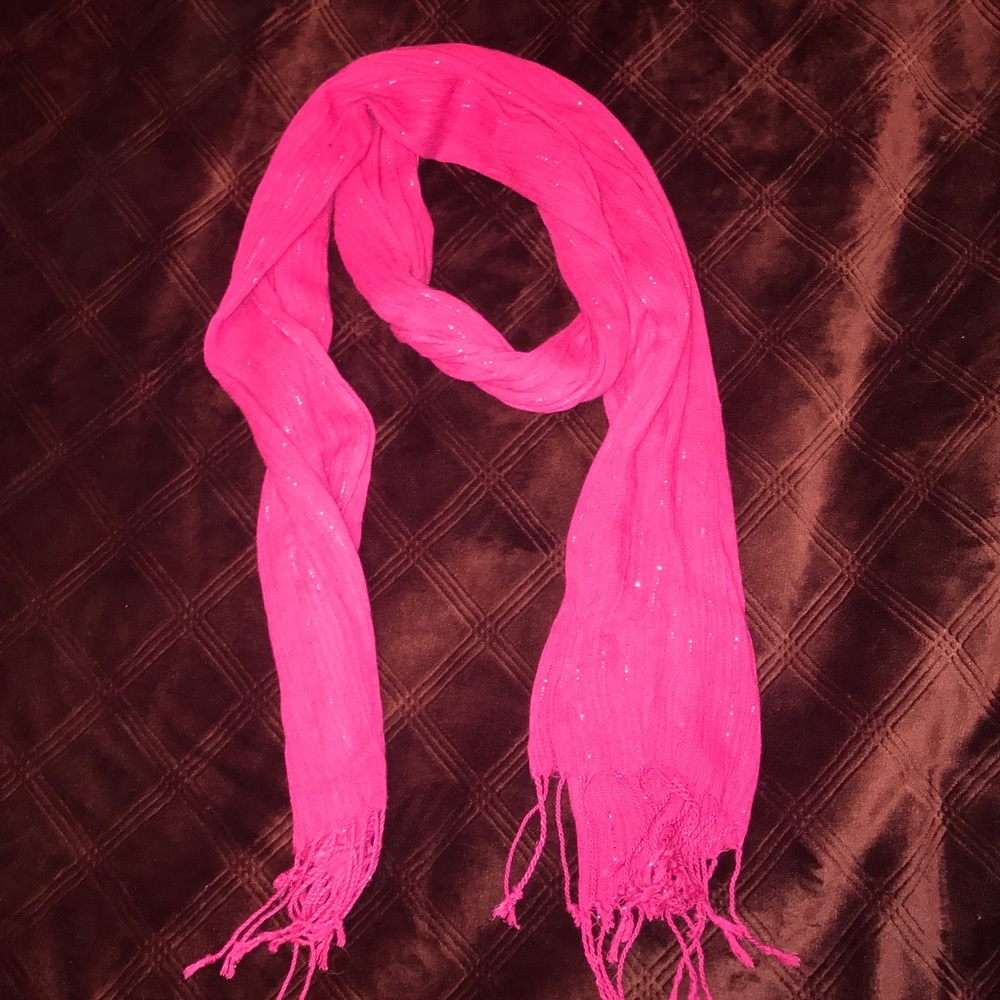 Magenta pink scarf