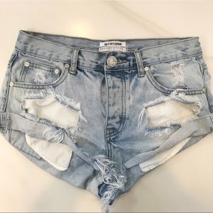 One teaspoon denim shorts