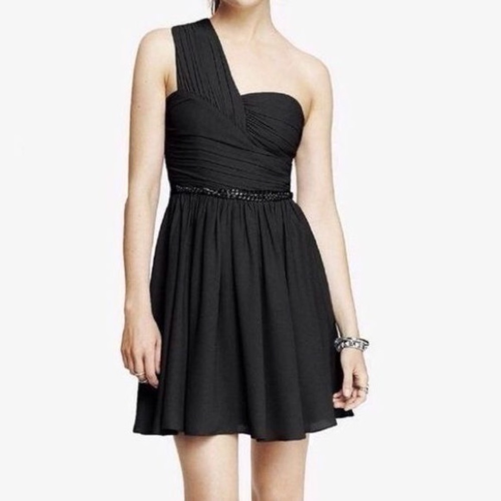 Express one shoulder cocktail dress
