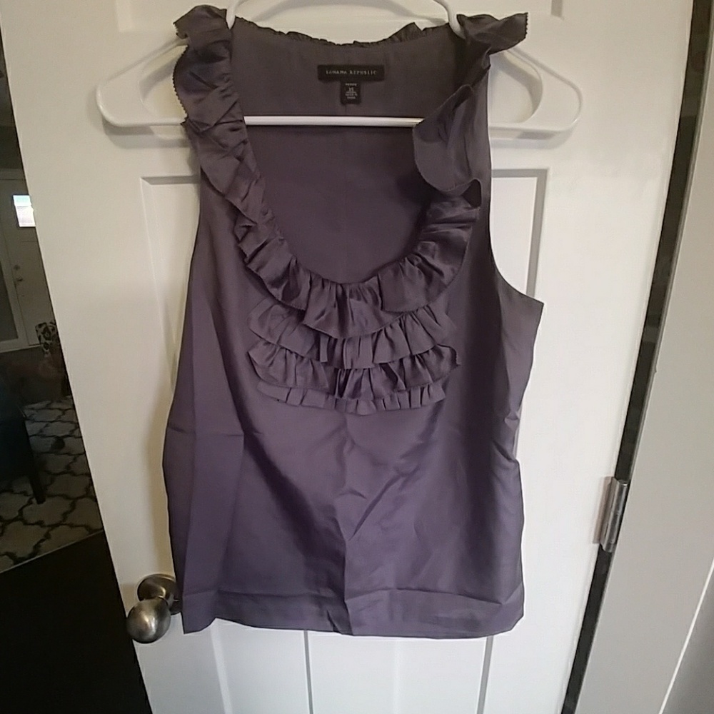 Banana republic purple top