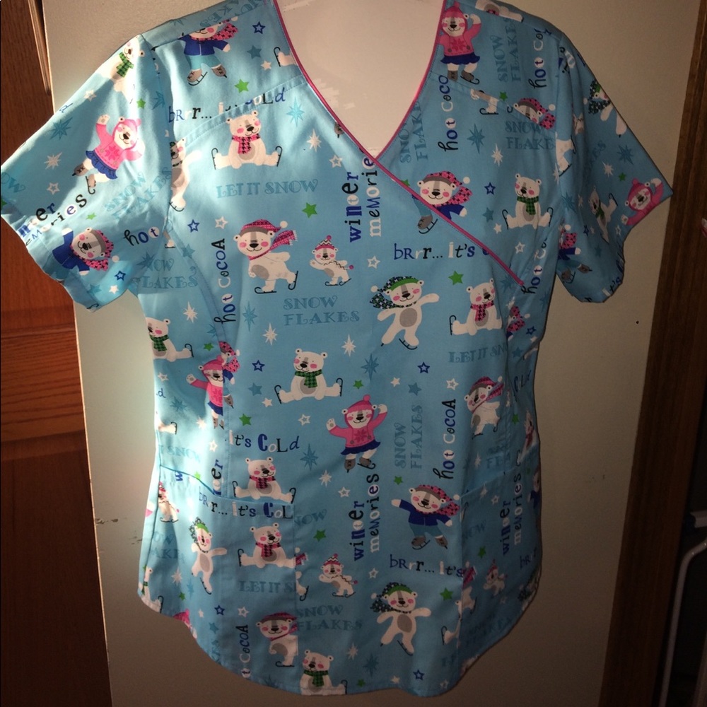 Nursing Scrub Top