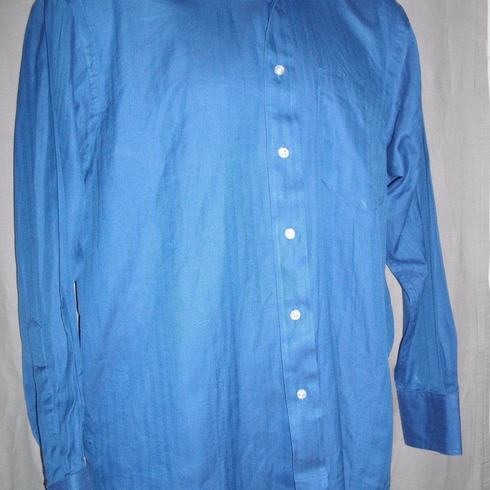 Blue Ted Baker London 15-32/33 Long Sleeve Shirt - Picture 7 of 8