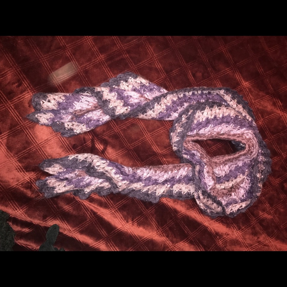 Purple scarf