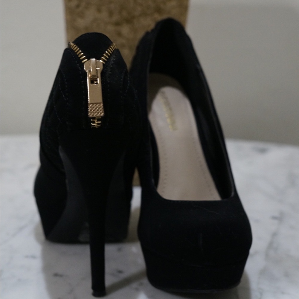 Suede Heels
