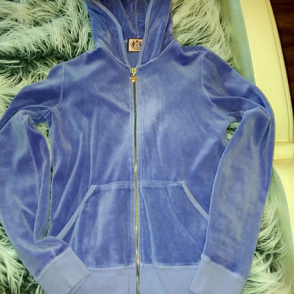 Juicy velour tracksuit set size XL, blue