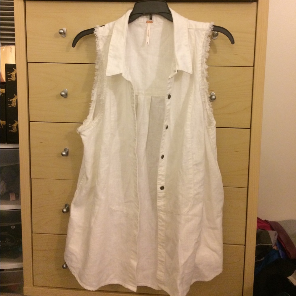 Free People Fringe Vest