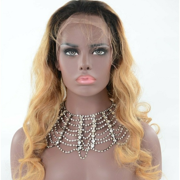 Blonde Virgin Remy Human Hair LaceFront Wig!!