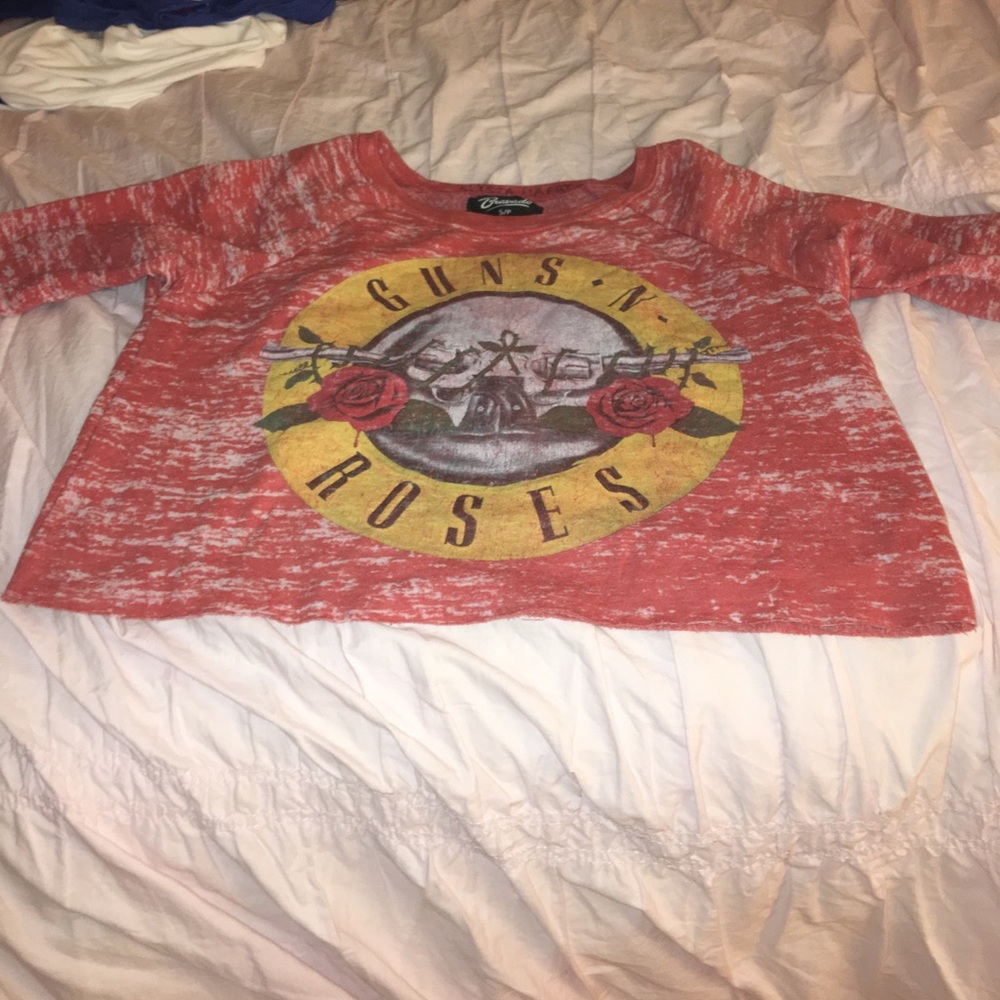 Cropped Graphic Sweatshirt