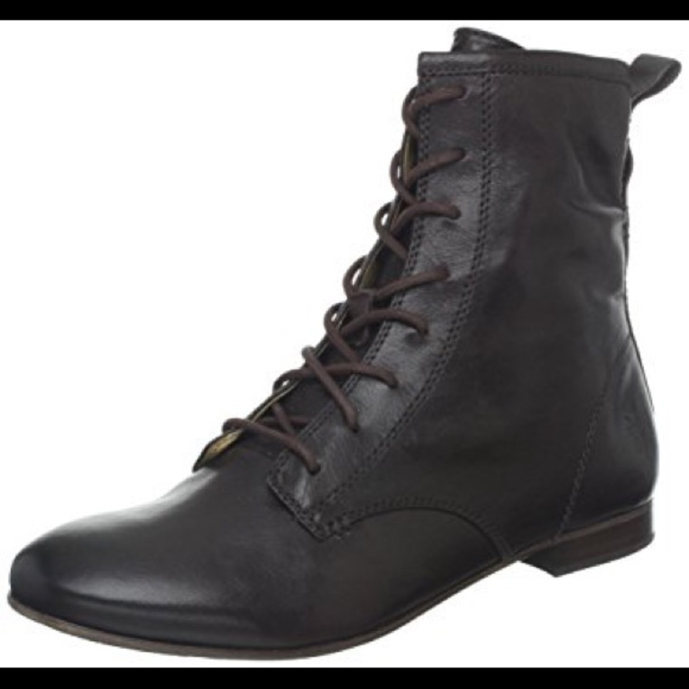 Frye Jillian lace-up booties