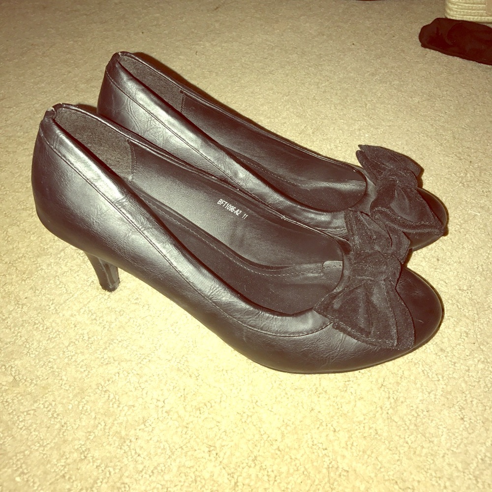 Black heels