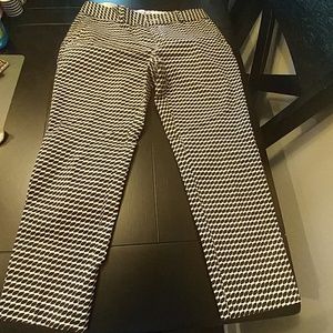Banana republic Black and White print pant