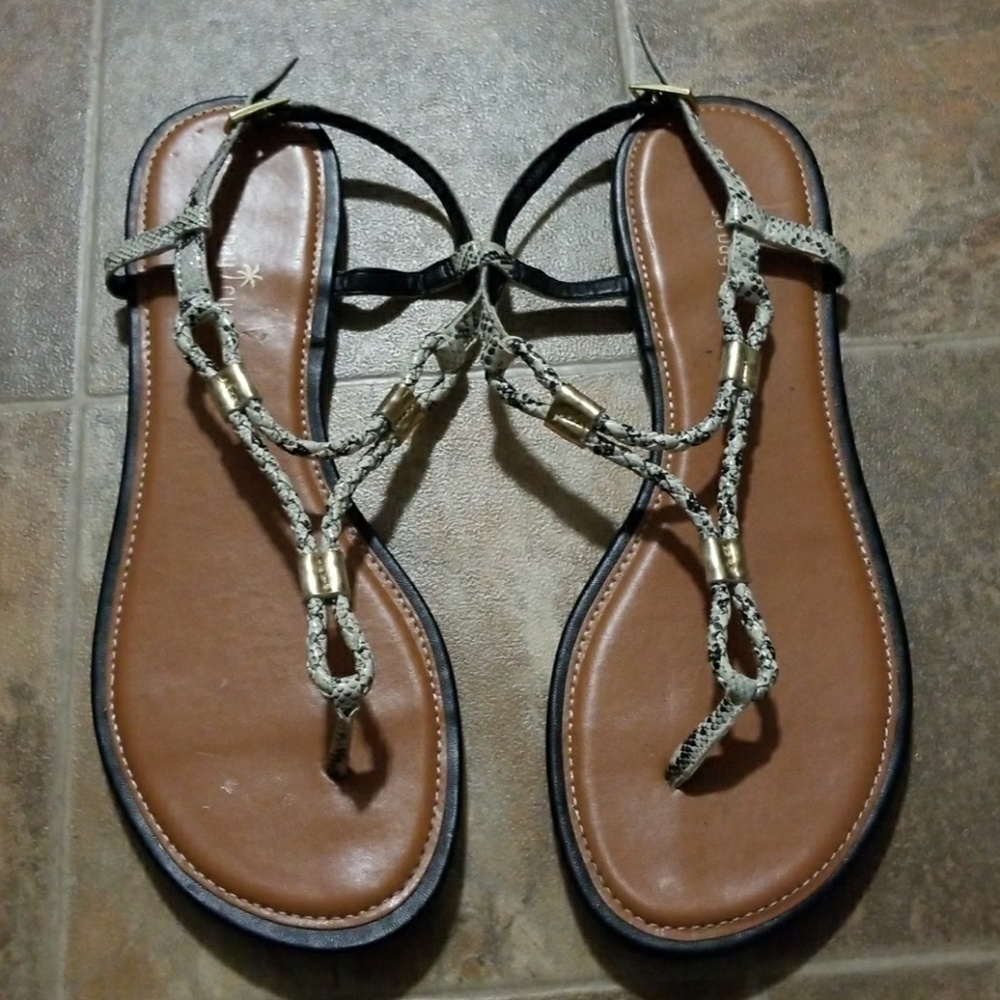 Snake Skin sandals