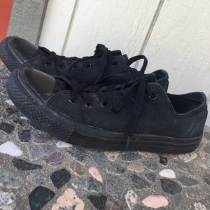 All black converse
