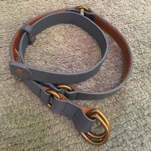 *MUST GO* GAP blue leather belt
