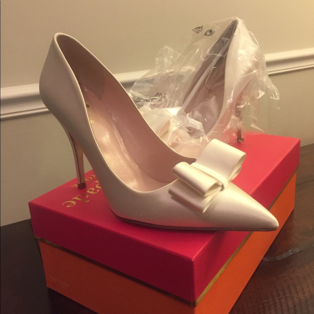 Kate Spade Latrice Ivory/Satin shoes