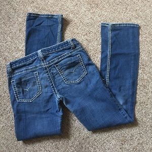 Blue Asphalt Size 7 boot cut jeans
