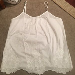 White summer top